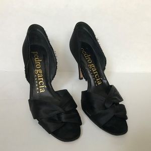 Pedro Garcia Black Damaris Heels